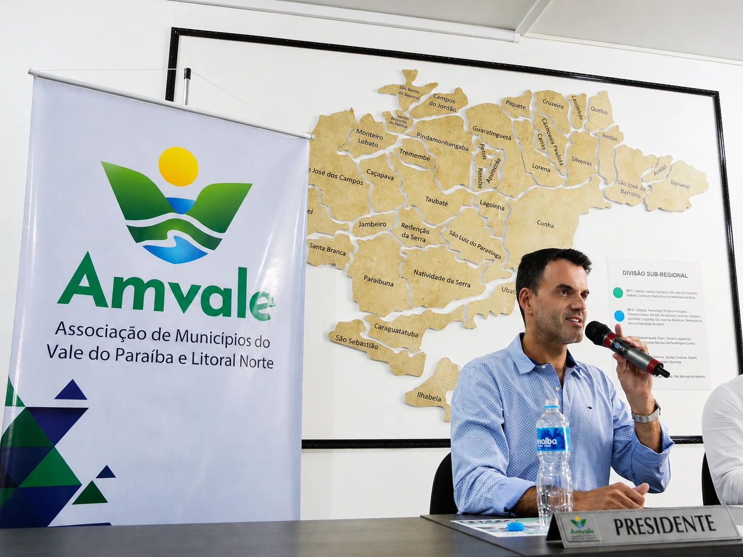 Thales Gabriel como presidente da AMVALE