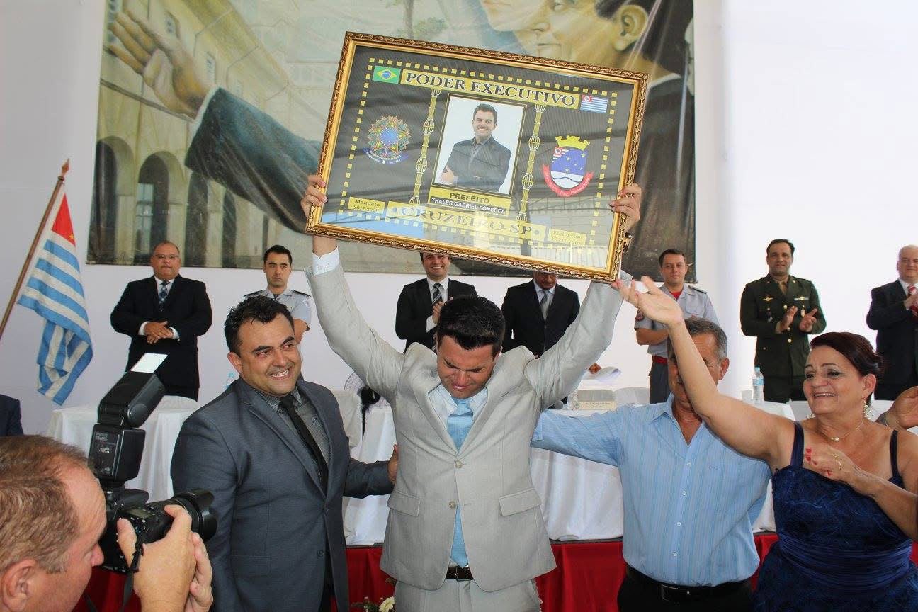 Thales Gabriel na posse como prefeito